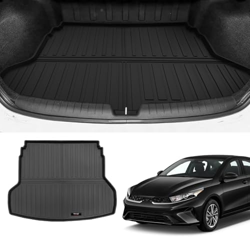 Custom for 2019-2024 Kia Forte Cargo Mats Trunk Liner All Weather TPE Protection Mat Accessories (for 2019-2024 Kia Forte) - Image 2
