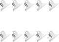 HAHIYO 3inch Silver Bulldog Clips Metal File Hinge Binder Clamps Save Space by HAHIYO
