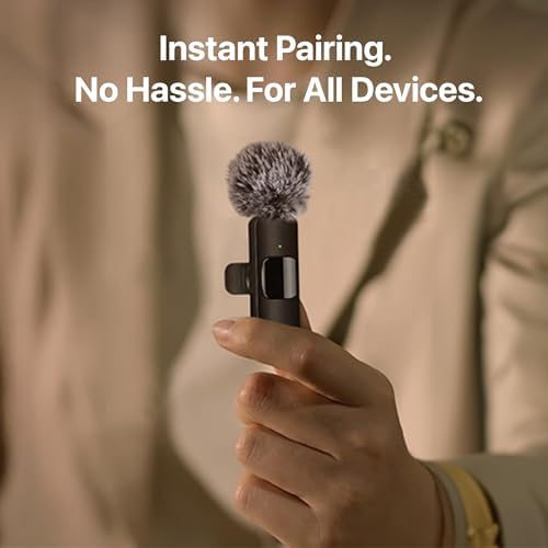 Mini Mic Pro (Latest Model – #1 Microphone for iPhone & Android, Wireless Mini Microphone, Clear Voice, Noise Cancelling, Lavalier Mic for TikTok, YouTube & Interviews (iPhone 15+ & Android) - Image 4