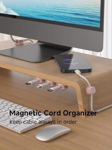 Magnetic Cable Clips, Adjustable Cord Holder Management, Adhesive Wire Keeper Organizer for Home Office Desk Phone PC Car Wall Desktop Nightstand Appliance (9-PCS Purple) - Image 5