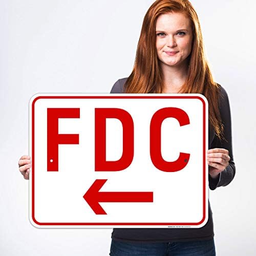 FDC Left Arrow Sign, - Image 2