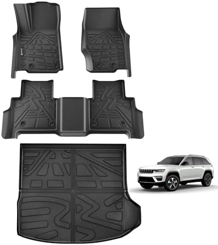 Floor Mats for Jeep Grand Cherokee 2022-2026 (Only 5 Seats) by Partzer