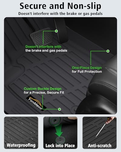 Floor Mats Custom for Jeep Grand Cherokee L 2021-2025 2026 Captain Chair - Image 4