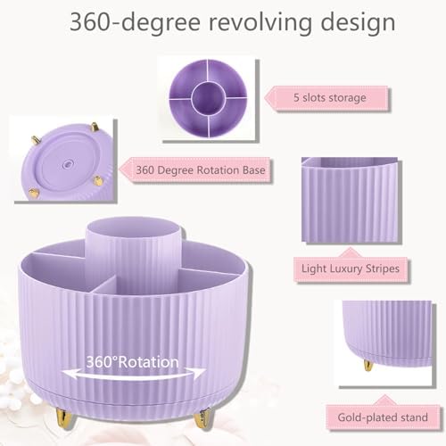 Office Supplies,Purple Desk Accessories,Desk Organizer,Phone Stand,Scissors,Stapler,Tape Dispenser,Binder clips,Staples,staple remover,Sticky Notes,Index Tabs,Clear Tape,Mini Box Cutter,Cool Pen.16pcs - Image 2