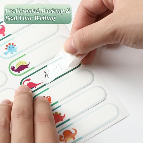 Waterproof Name Labels for Kids Daycare 320 Pcs, Dinosaur - Image 4