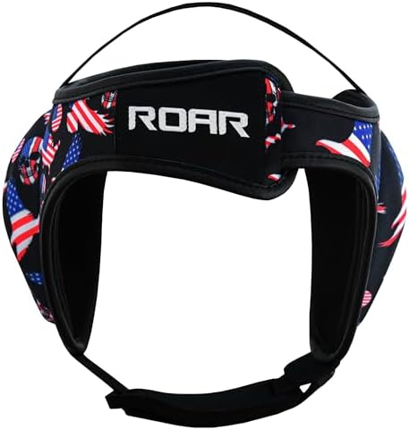 ROAR-INT Wrestling Headgear Men BJJ Ear Guard Protection MMA Grappling Cauliflower Helmet - Image 2