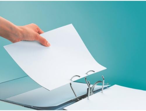 Leitz Lever Arch File, Arctic White, A4, Curved Spine 8.2 cm Width, Elastic Fastening, Light polyfoam, Style Range, 11080004 - Image 7