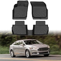 Cartist Floor Mats for Ford Fusion & Lincoln MKZ 2013-2016, All Weather Floor Liners for Fusion Accessories, Heavy Duty TPE Car Mats, Car Accessories by cartist
