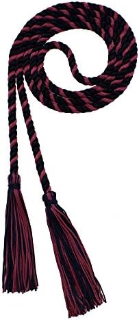 Tassel Depot Graduation Honor Cord - Navy/Maroon - Every School Color Available - Made In Usa by TasselDepot