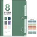 Sooez Elegant Accordion File Organizer, 8 Pocket Expanding File Folder by Sooez
