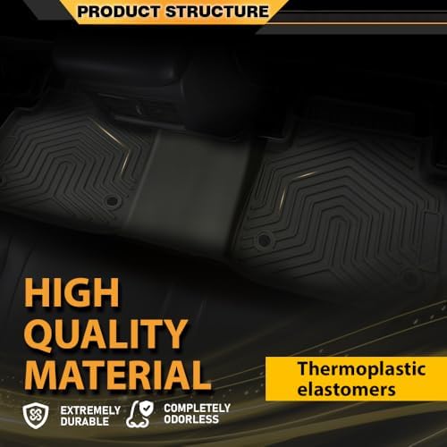 G-PLUS Floor Mats Fit Honda CR-V 2023-2025(Including Hybrid) 1st & 2nd Row - Image 2