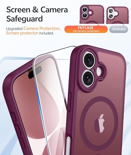 FNTCASE for iPhone 17 Case, Compatible with Magsafe, Glass Screen Protector - Image 4