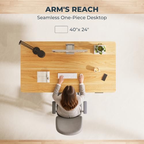 40x 24''One-piece Standing Desk Adjustable for Home Office - Image 3