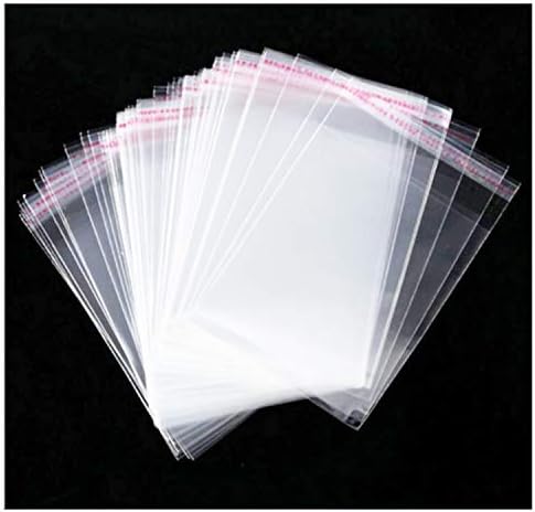 200ct Clear Plastic Bags 4 x 6 Resealable Self Sealing OPP Cello Bags for Bakery Cookies Goodies Favor Decorative Wrappers (4" x 6" 200 p) by JOSDIOX