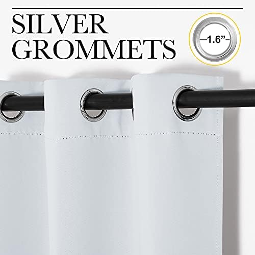 NICETOWN Room Divider Curtain Screen Partitions, Extra Wide Room Partitions and Dividers, Privacy Curtain Room Divider for Hall, Daytime Sleep (Single Piece, 15ft Wide x 7ft Long, Cloud Grey) - Image 2