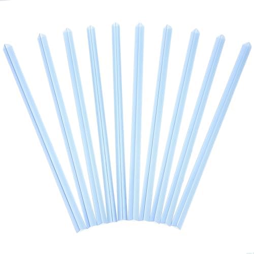 KALLORY 20pcs Blue Bookbinding Slide Binders 310mm X 15mm Plastic Binding Bars for A4 Document Binding Folders Office and School Report Covers by KALLORY