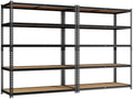 71.9" H Garage Shelves,Garage Storage Shelves Heavy Duty,Heavy Duty Garage Shelving,Adjustable 5 Tier Shelving for Garage Storage,Warehouse,71.9" Hx40 W x20 D by Korolado