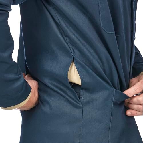Bulwark FR Unisex Adult Flame Resistant Concealed Snap-front Lab Coat - Image 6