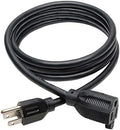Eaton Tripp Lite 3-Prong 6ft Power Cord Extension Cable | Heavy-Duty 15A, 14AWG, 125V, NEMA 5-15P to NEMA 5-15R, Male-to-Female, Lifetime Manufacturer's Warranty (P024-006) by TrippLite