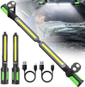 SYLSTAR Work Light for Mechanic, 2400LM LED, 4400mAh Rechargeable, Magnetic, Underhood Work Light with Hooks for Car Repairing/Inspection/Garage/Workshop/Emergency by SYLSTAR