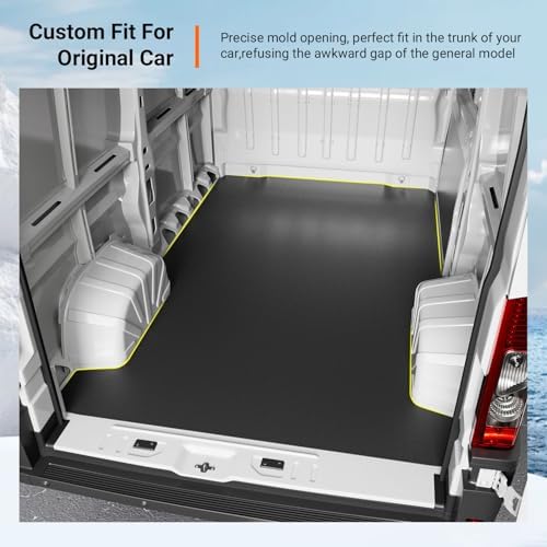 powoq Cargo Mat Compatible with 2014-2025 Dodge Ram ProMaster 136''WB - Image 2