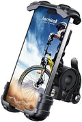 Lamicall Bike Phone Holder Motorcycle Mount - One-Hand Operation, Lockable by Lamicall