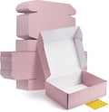 HORLIMER 12x9x4 inches Shipping Boxes Set of 20, Pink Medium Corrugated Cardboard Gift Mailer Box by HORLIMER