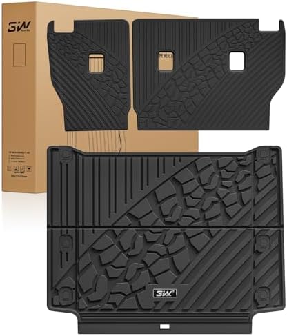 3W Backrest Liner & Cargo Liner for Jeep Wrangler 4XE 2021-2026 (Non JL/JK) by 3W