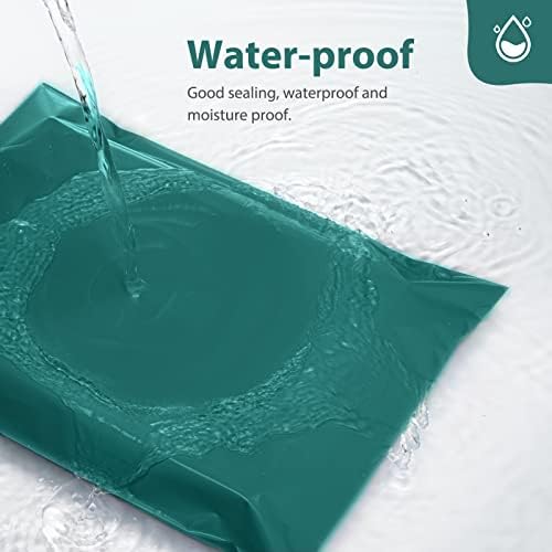 Fuxury Poly Mailers 10x13" 100Pcs, Durable Shipping Bags for Clothing,Green - Image 3