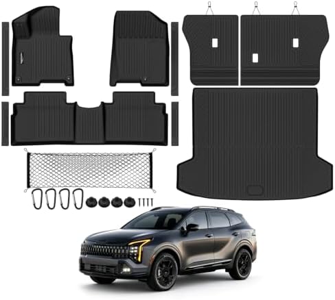 All Weather TPE Floor Mat Set for 2023-2026 Kia Sportage PHEV by TongamaAllWeatherFloorMats