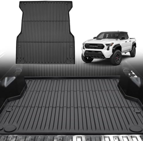 Truck Bed Mat for Toyota Tacoma 5FT 2024 2025 2026, All Weather Bed Liner for Tacoma Accessories, Heavy Duty Bed Mats, Car Accessories by cartist
