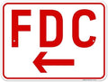 FDC Left Arrow Sign, by SigoSigns