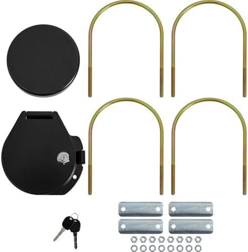 Buyers Products CC610, 6 Inch Locking Conduit Carrier Kit, Black Powder Coat Aluminum, Key Locking Door and End Cap, Drill-Free Mount, Adjustable Length Carrier for Trailers, Ladder Racks - Image 3