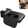 Car Armrest Box Mat, Multifunctional Soft Leather Center Console Height Enhancement Storage Armrest Decoration with Tissue Box, Cup Holder, Side Bags, Universal for Most Cars (Black) by Unknown