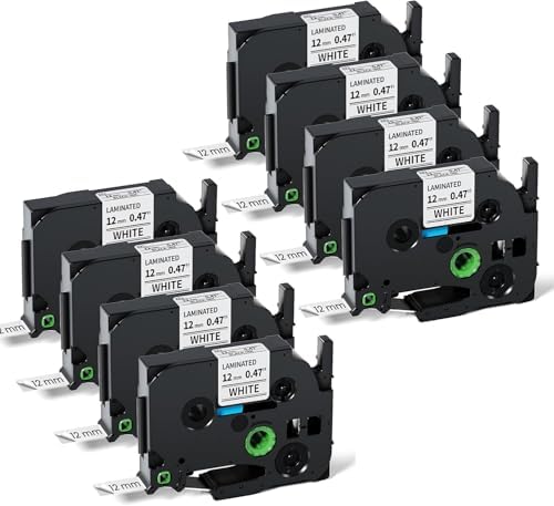8-Pack TZe-231 TZe231 Label Maker Tape Replacement for Brother P Touch Tape by Labelife
