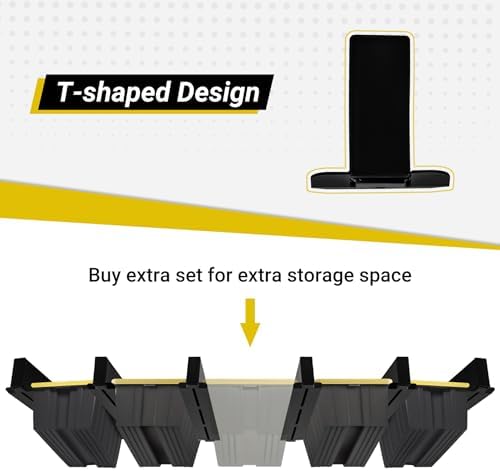 Overhead Garage Storage Rack for Totes (5-Pack for 4 Bins) - Image 6
