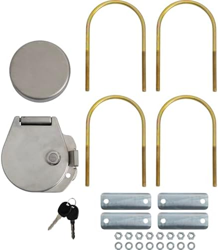Buyers Products CC405, 4 Inch Locking Conduit Carrier Kit, Aluminum Construction, Drill-Free Mount, Key Locking Door and End Cap, Fits 4 in PVC, Adjustable Length Carrier for Trailers, Ladder Racks - Image 3