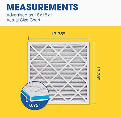 Aerostar 18x18x1 MERV 8-4 Count - High Efficiency Pleated HVAC, Furnace & Air Conditioner Filters - Removes Dust, Lint, Mold & Allergy-Causing Pollen - Image 5