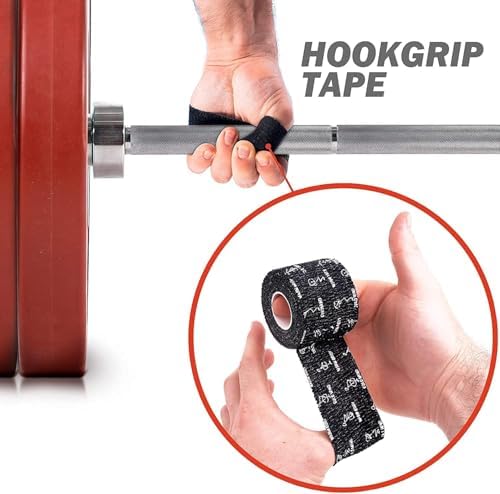 WARM BODY COLD MIND Lifting Thumb Tape for Weightlifting |1.5" x 20.6ft| - Hook Grip Tape for Gym, Powerlifting, Deadlift, Weight Lifting, Athletic Finger Wrap - Image 2
