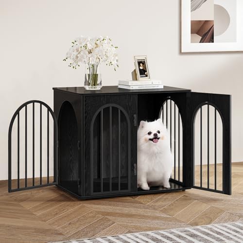 Hzuaneri 26.8'' Dog Crate Furniture,Dog Kennel Indoor for Small Dogs - Image 3