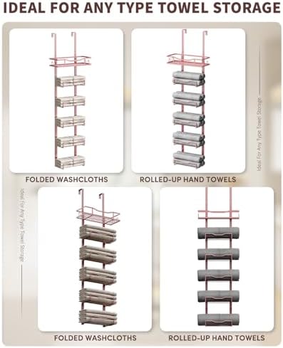 Aetyord Hanging Towel Racks for Bathroom Storage - Image 5