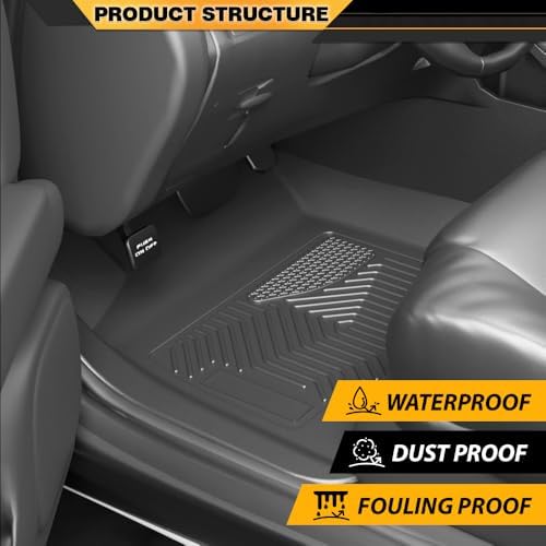 G-PLUS TPE Floor Mats Fit 1994-2001 Dodge Ram 1500/1994-2002 Ram 2500 3500 - Image 2