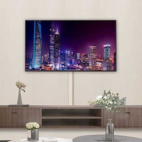 ZhiYo 32in Beige Cord Cover, TV Cord Hider for Wall Mount, 1.5inW x 0.75inH - Image 3