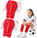 2 Pairs Shin Guards Soccer for Kids,Shin Pads Extra Lightweight Breathable Slide in Shin Guard for Football Training Match Outdoor Activities Protective Slip-in Shin Guards for Boys Girls by Unknown