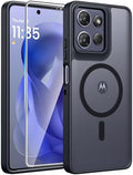 FNTCASE for Motorola Moto G Power 2026/2025 Case, Screen Protector, Black by FNTCASE