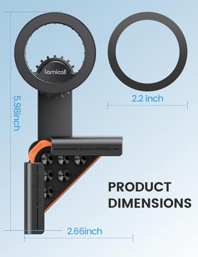 Lamicall Magnetic Phone Holder for Tesla Model 3 and Y Strongest N55 Magnet - Image 6