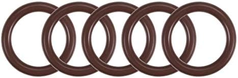 uxcell Fluorine Rubber O-Rings 23mm OD 17mm ID 3mm Width, Metric FKM Sealing Gasket, Pack of 5 by uxcell