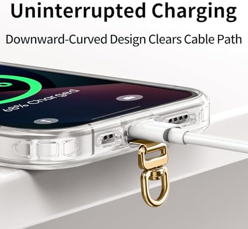 saxsion Phone Tether Tab & Lanyard Tab, 360° Swivel Clip - Ultra Thin Stainless Steel Universal Patch for All Phone Cases - Image 5