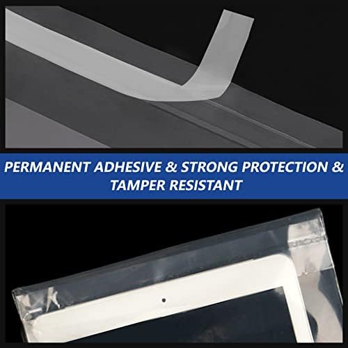 6" x 9" (200 Count) Clear Poly Bags with Suffocation Warning - Image 3