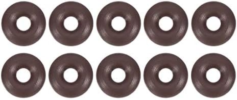 uxcell Fluorine Rubber O-Rings 7mm OD 2.2mm ID 2.4mm Width, Metric FKM Sealing Gasket, Pack of 10 by uxcell